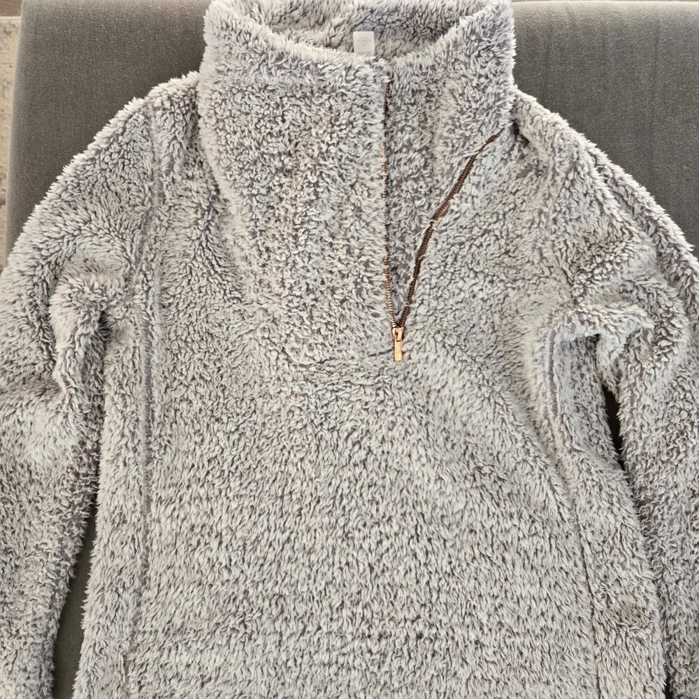 Cozy warm zip pullover